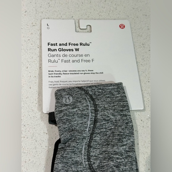 ✨NWT✨ Lululemon: Women’s Fast & Free Run Gloves- Size Large - Picture 3 of 10